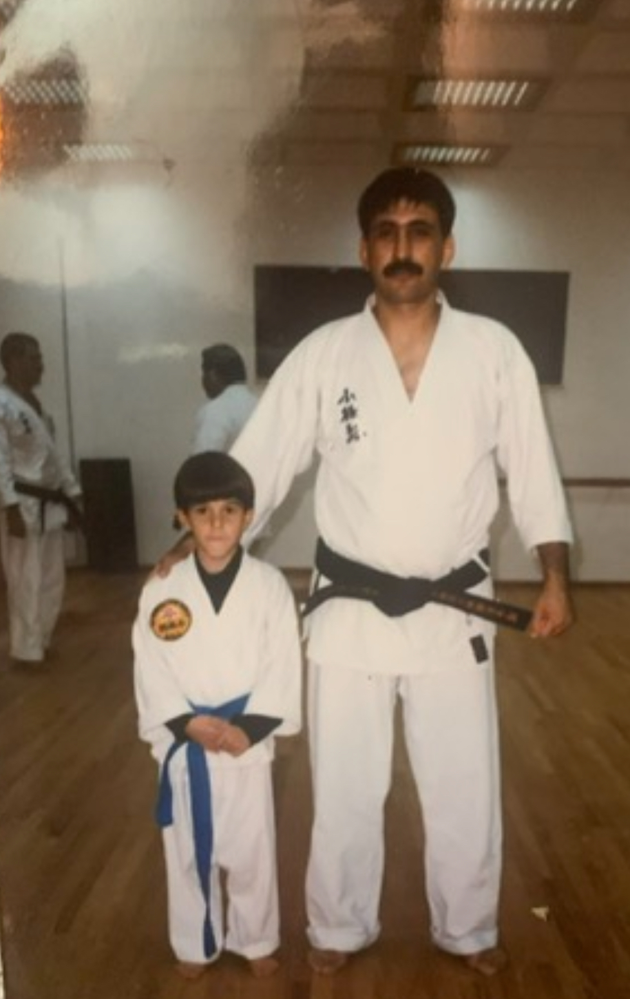 Young Sari Sabella in the dojo — where it all began